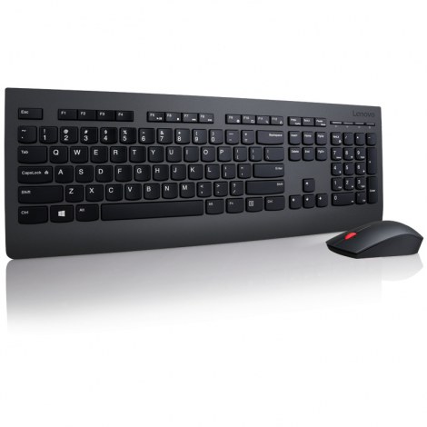Lenovo | Professional | Professional Wireless Keyboard and Mouse Combo - US English with Euro symbol | Keyboard and Mouse Set | - 3